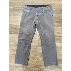 Kuhl Kanvus Klassik Jean Mens 40X30 Chino Khaki Gray Hiking Casual Pant 5114